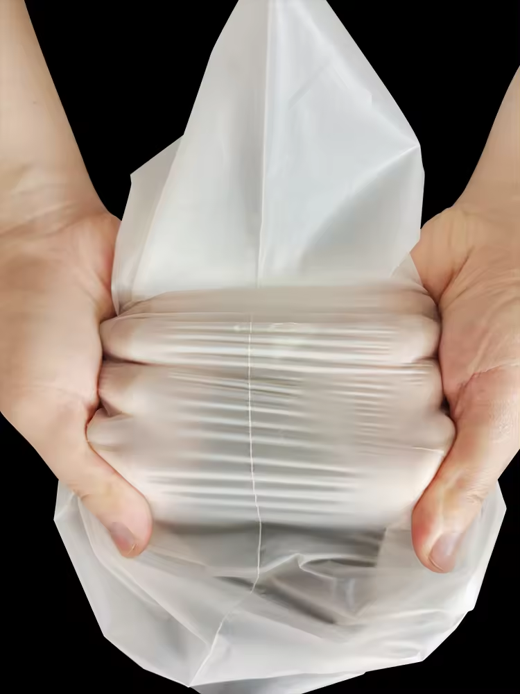 Biodegradable self adhesive bags